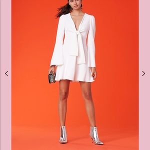 DVF Tie Front Mini Dress (Brand new, never worn)